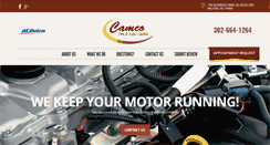 Desktop Screenshot of camcotireandauto.com